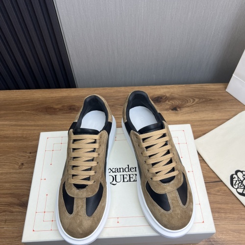 Cheap Alexander McQueen Casual Shoes For Men #1257678 Replica Wholesale [$105.00 USD] [ITEM#1257678] on Replica Alexander McQueen Casual Shoes