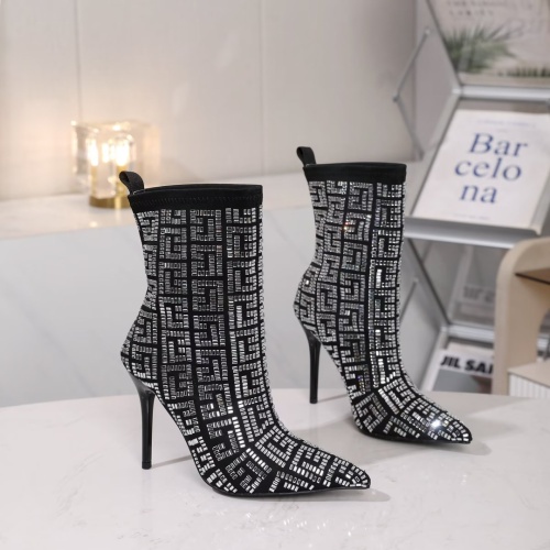 Cheap Balmain Boots For Women #1257762 Replica Wholesale [$112.00 USD] [ITEM#1257762] on Replica Balmain Boots