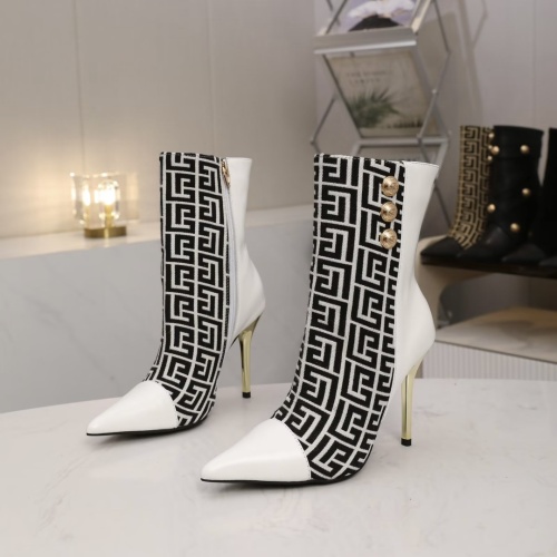 Cheap Balmain Boots For Women #1257763 Replica Wholesale [$112.00 USD] [ITEM#1257763] on Replica Balmain Boots