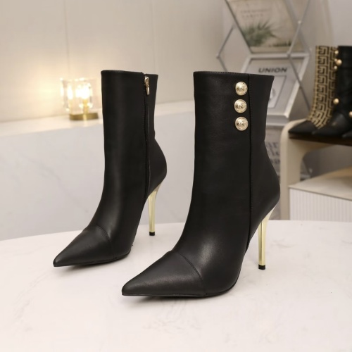 Cheap Balmain Boots For Women #1257764 Replica Wholesale [$112.00 USD] [ITEM#1257764] on Replica Balmain Boots