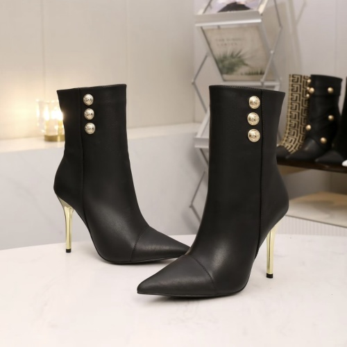 Cheap Balmain Boots For Women #1257764 Replica Wholesale [$112.00 USD] [ITEM#1257764] on Replica Balmain Boots