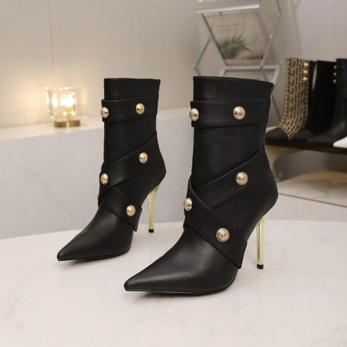 Cheap Balmain Boots For Women #1257765 Replica Wholesale [$112.00 USD] [ITEM#1257765] on Replica Balmain Boots