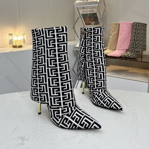 Cheap Balmain Boots For Women #1257770 Replica Wholesale [$112.00 USD] [ITEM#1257770] on Replica Balmain Boots