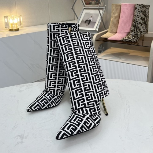 Cheap Balmain Boots For Women #1257770 Replica Wholesale [$112.00 USD] [ITEM#1257770] on Replica Balmain Boots