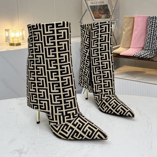 Cheap Balmain Boots For Women #1257771 Replica Wholesale [$112.00 USD] [ITEM#1257771] on Replica Balmain Boots