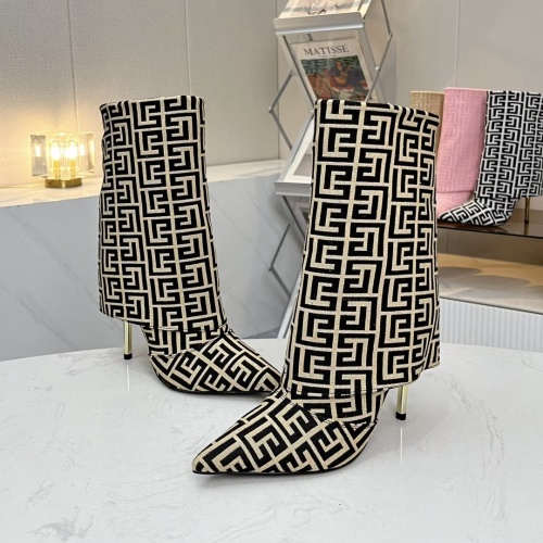 Cheap Balmain Boots For Women #1257771 Replica Wholesale [$112.00 USD] [ITEM#1257771] on Replica Balmain Boots