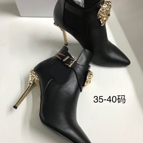 Cheap Versace Boots For Women #1257775 Replica Wholesale [$96.00 USD] [ITEM#1257775] on Replica Versace Boots