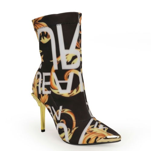 Cheap Versace Boots For Women #1257778 Replica Wholesale [$96.00 USD] [ITEM#1257778] on Replica Versace Boots