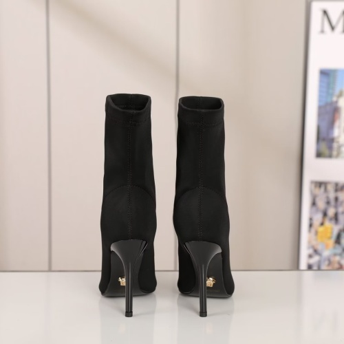 Cheap Versace Boots For Women #1257779 Replica Wholesale [$96.00 USD] [ITEM#1257779] on Replica Versace Boots