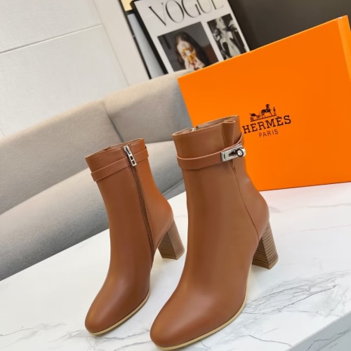 Cheap Hermes Boots For Women #1257797 Replica Wholesale [$108.00 USD] [ITEM#1257797] on Replica Hermes Boots