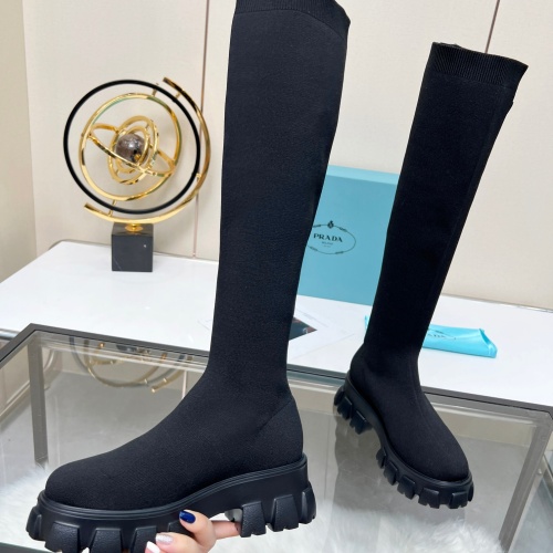 Cheap Prada Boots For Women #1257853 Replica Wholesale [$96.00 USD] [ITEM#1257853] on Replica Prada Boots