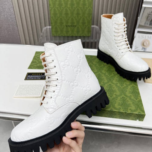 Cheap Gucci Boots For Women #1257864 Replica Wholesale [$105.00 USD] [ITEM#1257864] on Replica Gucci Boots