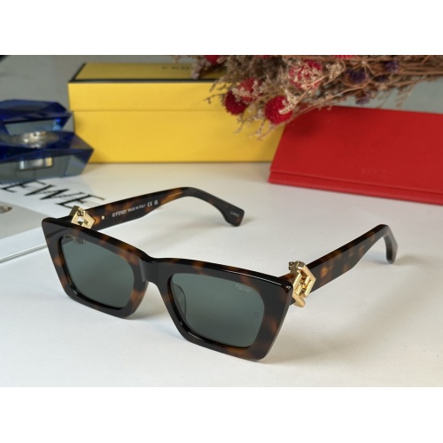 Cheap Fendi AAA Quality Sunglasses #1257865 Replica Wholesale [$64.00 USD] [ITEM#1257865] on Replica Fendi AAA Quality Sunglasses