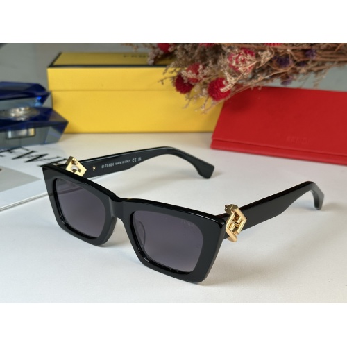 Cheap Fendi AAA Quality Sunglasses #1257867 Replica Wholesale [$64.00 USD] [ITEM#1257867] on Replica Fendi AAA Quality Sunglasses