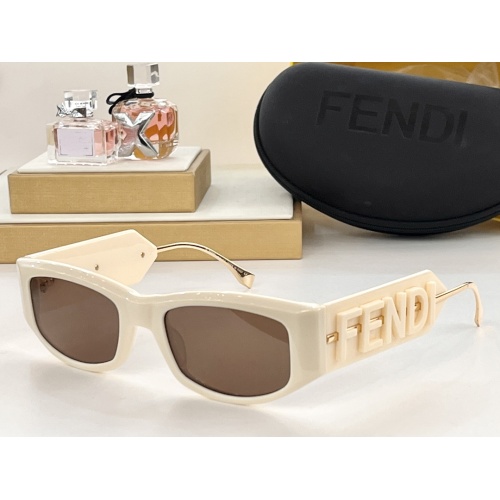 Cheap Fendi AAA Quality Sunglasses #1257871 Replica Wholesale [$72.00 USD] [ITEM#1257871] on Replica Fendi AAA Quality Sunglasses