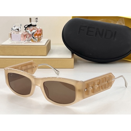 Cheap Fendi AAA Quality Sunglasses #1257872 Replica Wholesale [$72.00 USD] [ITEM#1257872] on Replica Fendi AAA Quality Sunglasses