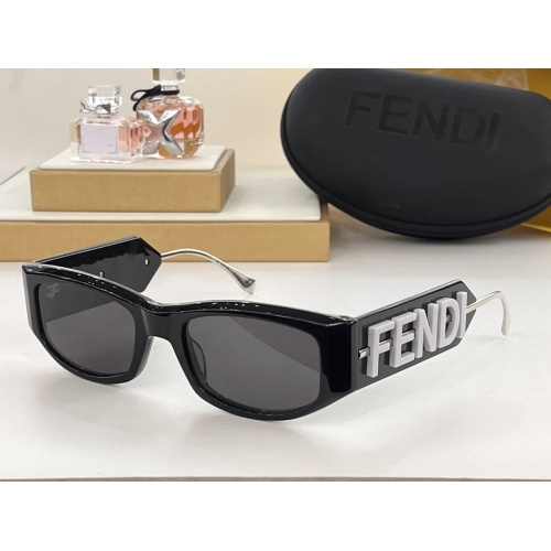 Cheap Fendi AAA Quality Sunglasses #1257874 Replica Wholesale [$72.00 USD] [ITEM#1257874] on Replica Fendi AAA Quality Sunglasses