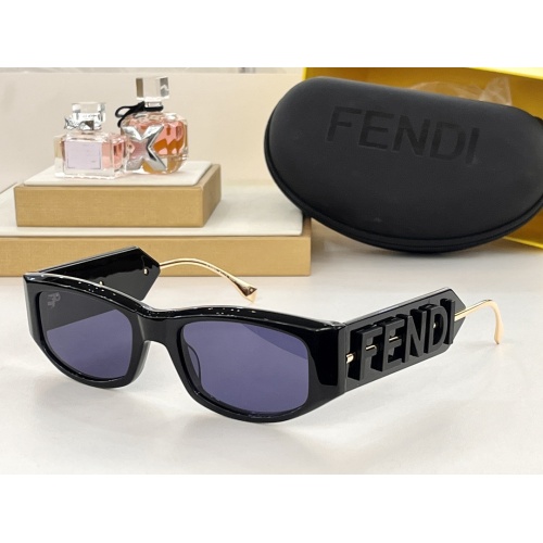 Cheap Fendi AAA Quality Sunglasses #1257875 Replica Wholesale [$72.00 USD] [ITEM#1257875] on Replica Fendi AAA Quality Sunglasses