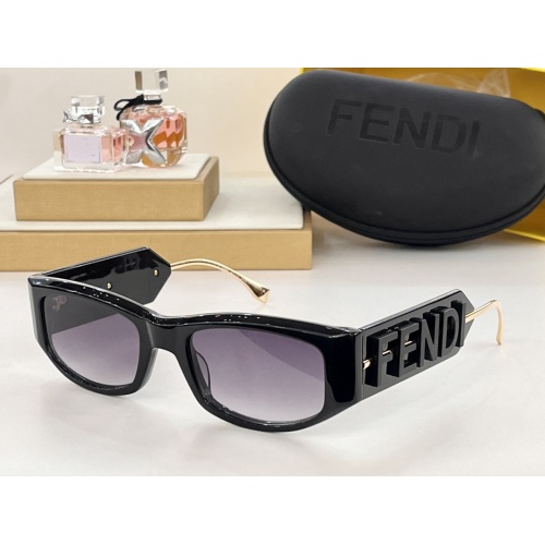 Cheap Fendi AAA Quality Sunglasses #1257876 Replica Wholesale [$72.00 USD] [ITEM#1257876] on Replica Fendi AAA Quality Sunglasses