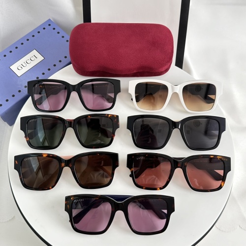 Cheap Gucci AAA Quality Sunglasses #1257883 Replica Wholesale [$45.00 USD] [ITEM#1257883] on Replica Gucci AAA Quality Sunglasses