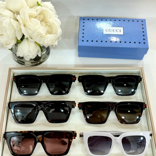 Cheap Gucci AAA Quality Sunglasses #1257897 Replica Wholesale [$52.00 USD] [ITEM#1257897] on Replica Gucci AAA Quality Sunglasses