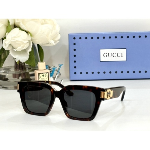 Cheap Gucci AAA Quality Sunglasses #1257899 Replica Wholesale [$52.00 USD] [ITEM#1257899] on Replica Gucci AAA Quality Sunglasses