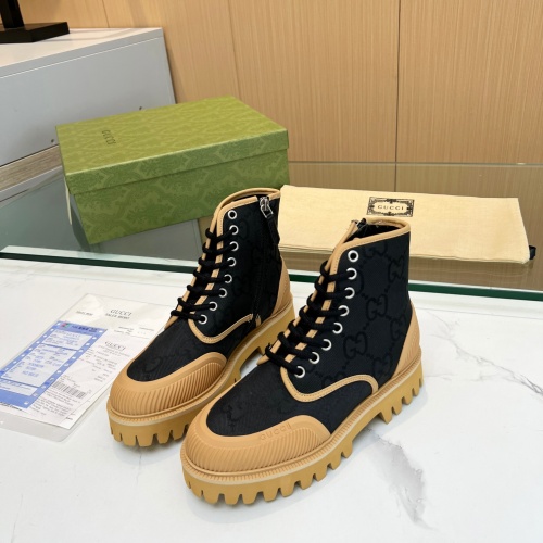 Cheap Gucci Boots For Women #1257908 Replica Wholesale [$98.00 USD] [ITEM#1257908] on Replica Gucci Boots