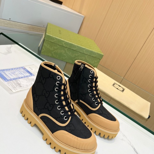 Cheap Gucci Boots For Women #1257908 Replica Wholesale [$98.00 USD] [ITEM#1257908] on Replica Gucci Boots