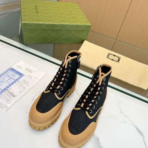 Cheap Gucci Boots For Men #1257913 Replica Wholesale [$100.00 USD] [ITEM#1257913] on Replica Gucci Boots