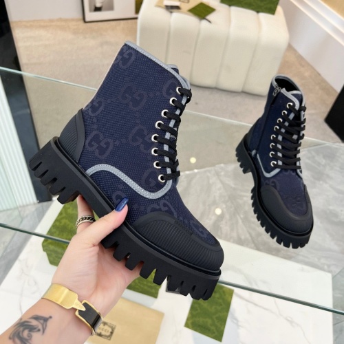 Cheap Gucci Boots For Women #1257917 Replica Wholesale [$98.00 USD] [ITEM#1257917] on Replica Gucci Boots