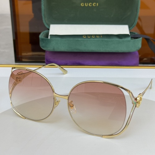 Cheap Gucci AAA Quality Sunglasses #1257919 Replica Wholesale [$56.00 USD] [ITEM#1257919] on Replica Gucci AAA Quality Sunglasses