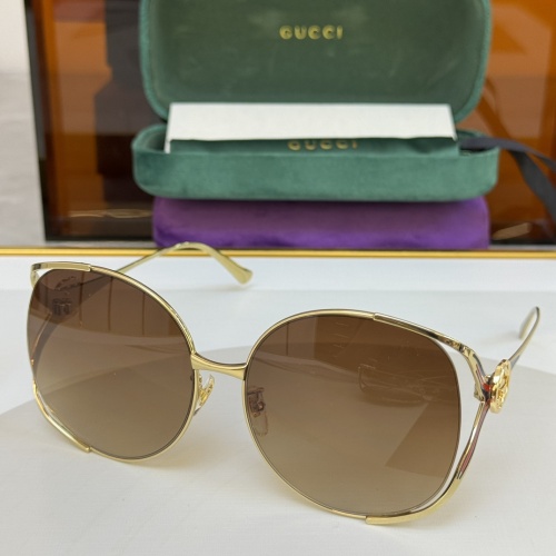 Cheap Gucci AAA Quality Sunglasses #1257921 Replica Wholesale [$56.00 USD] [ITEM#1257921] on Replica Gucci AAA Quality Sunglasses