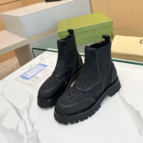 Cheap Gucci Boots For Men #1257927 Replica Wholesale [$100.00 USD] [ITEM#1257927] on Replica Gucci Boots