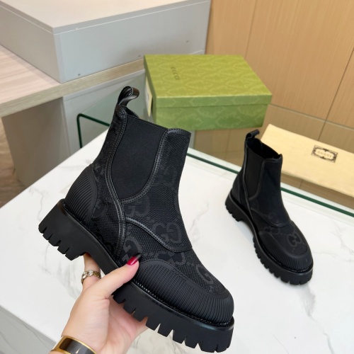 Cheap Gucci Boots For Men #1257927 Replica Wholesale [$100.00 USD] [ITEM#1257927] on Replica Gucci Boots