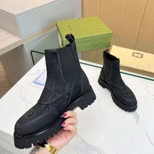 Cheap Gucci Boots For Men #1257927 Replica Wholesale [$100.00 USD] [ITEM#1257927] on Replica Gucci Boots