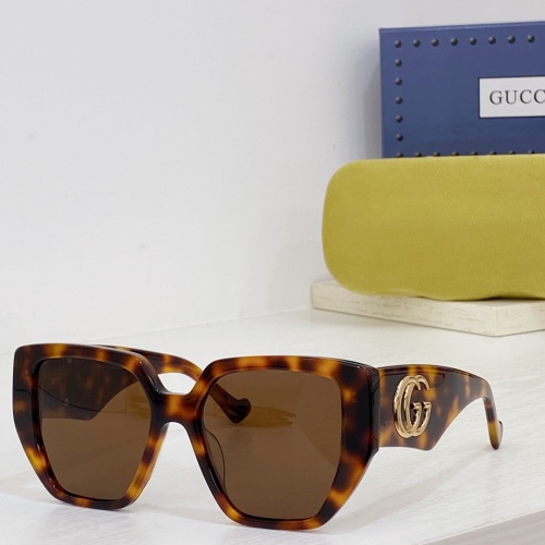 Cheap Gucci AAA Quality Sunglasses #1257932 Replica Wholesale [$56.00 USD] [ITEM#1257932] on Replica Gucci AAA Quality Sunglasses