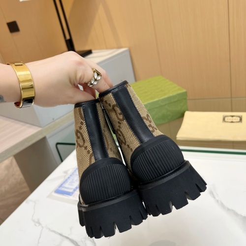 Cheap Gucci Boots For Women #1257935 Replica Wholesale [$98.00 USD] [ITEM#1257935] on Replica Gucci Boots