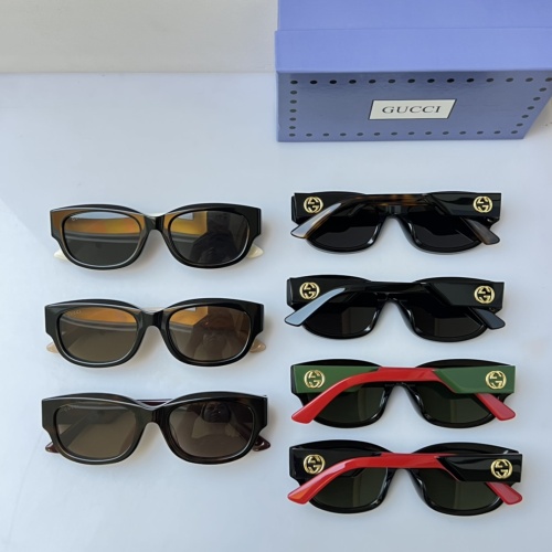 Cheap Gucci AAA Quality Sunglasses #1257939 Replica Wholesale [$64.00 USD] [ITEM#1257939] on Replica Gucci AAA Quality Sunglasses