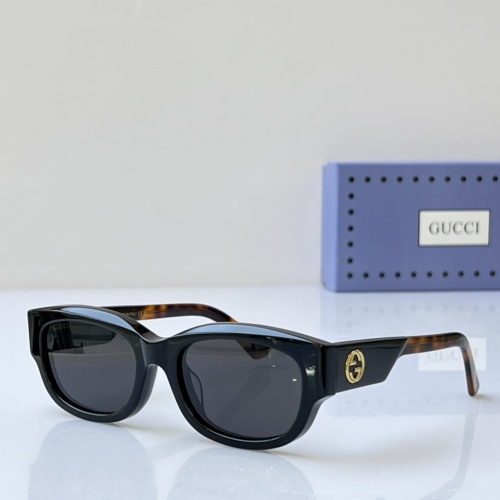 Cheap Gucci AAA Quality Sunglasses #1257942 Replica Wholesale [$64.00 USD] [ITEM#1257942] on Replica Gucci AAA Quality Sunglasses