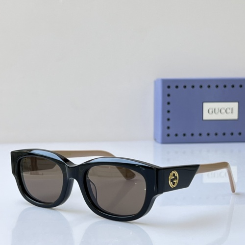 Cheap Gucci AAA Quality Sunglasses #1257944 Replica Wholesale [$64.00 USD] [ITEM#1257944] on Replica Gucci AAA Quality Sunglasses