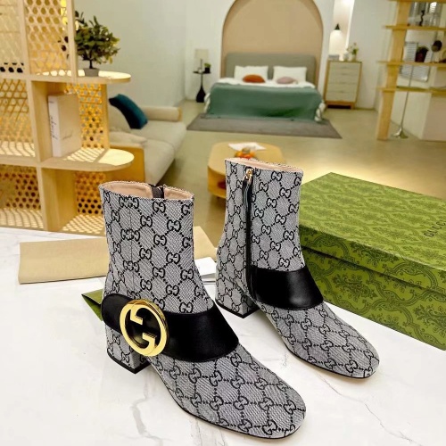 Cheap Gucci Boots For Women #1257953 Replica Wholesale [$102.00 USD] [ITEM#1257953] on Replica Gucci Boots