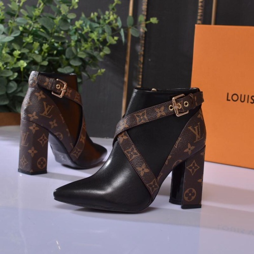 Cheap Louis Vuitton Boots For Women #1257983 Replica Wholesale [$85.00 USD] [ITEM#1257983] on Replica Louis Vuitton Boots