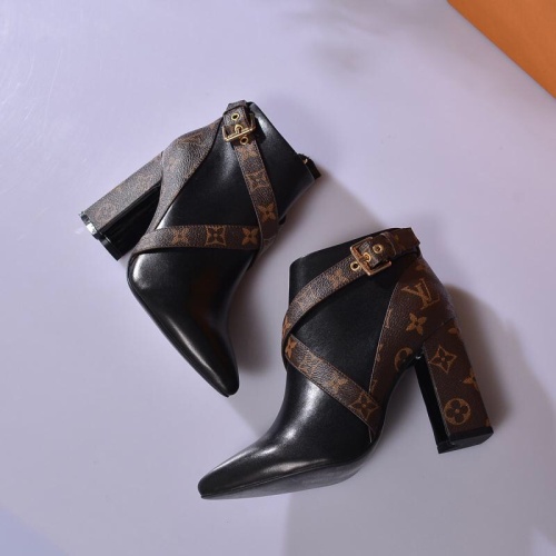 Cheap Louis Vuitton Boots For Women #1257983 Replica Wholesale [$85.00 USD] [ITEM#1257983] on Replica Louis Vuitton Boots