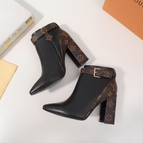 Cheap Louis Vuitton Boots For Women #1257984 Replica Wholesale [$85.00 USD] [ITEM#1257984] on Replica Louis Vuitton Boots