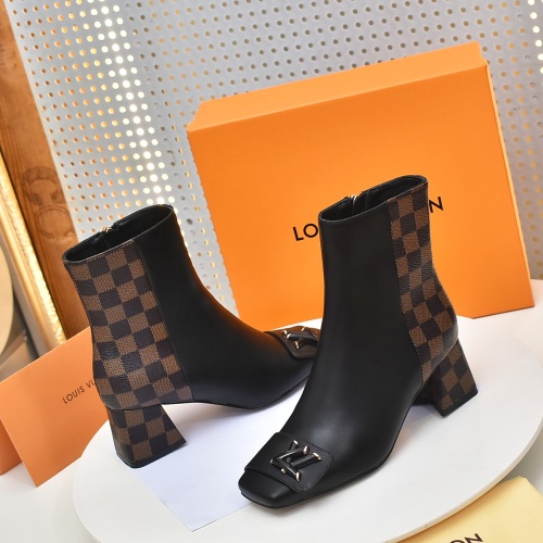 Cheap Louis Vuitton Boots For Women #1257986 Replica Wholesale [$92.00 USD] [ITEM#1257986] on Replica Louis Vuitton Boots