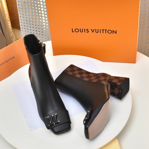 Cheap Louis Vuitton Boots For Women #1257986 Replica Wholesale [$92.00 USD] [ITEM#1257986] on Replica Louis Vuitton Boots