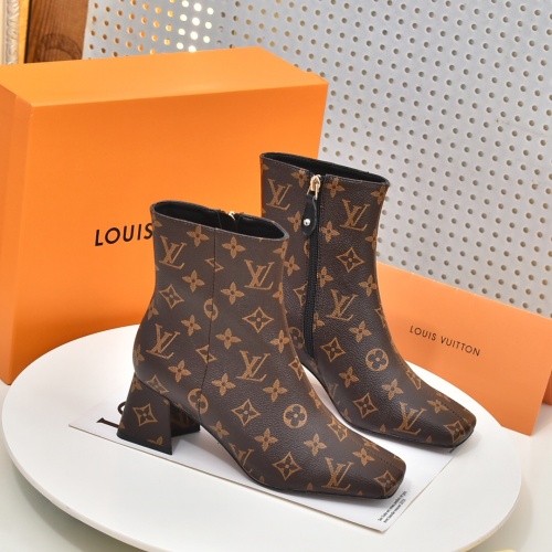 Cheap Louis Vuitton Boots For Women #1257987 Replica Wholesale [$92.00 USD] [ITEM#1257987] on Replica Louis Vuitton Boots