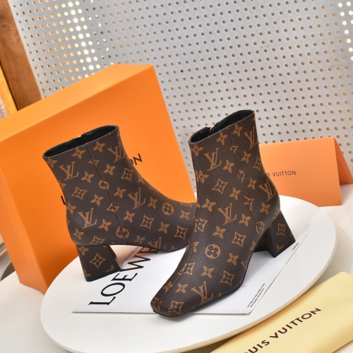 Cheap Louis Vuitton Boots For Women #1257987 Replica Wholesale [$92.00 USD] [ITEM#1257987] on Replica Louis Vuitton Boots