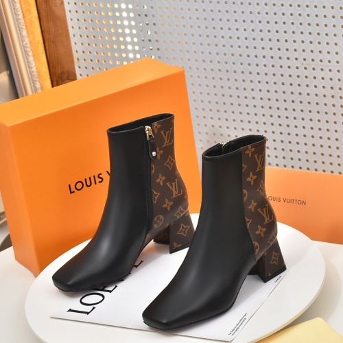 Cheap Louis Vuitton Boots For Women #1257988 Replica Wholesale [$92.00 USD] [ITEM#1257988] on Replica Louis Vuitton Boots