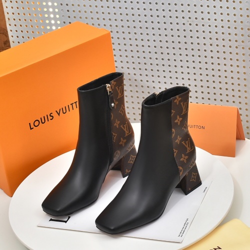 Cheap Louis Vuitton Boots For Women #1257988 Replica Wholesale [$92.00 USD] [ITEM#1257988] on Replica Louis Vuitton Boots